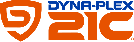 Dyna-Plex 21C logo featuring a bold orange shield with a stylized "D" next to the words "DYNA-PLEX" in blue and "21C" in large orange letters.